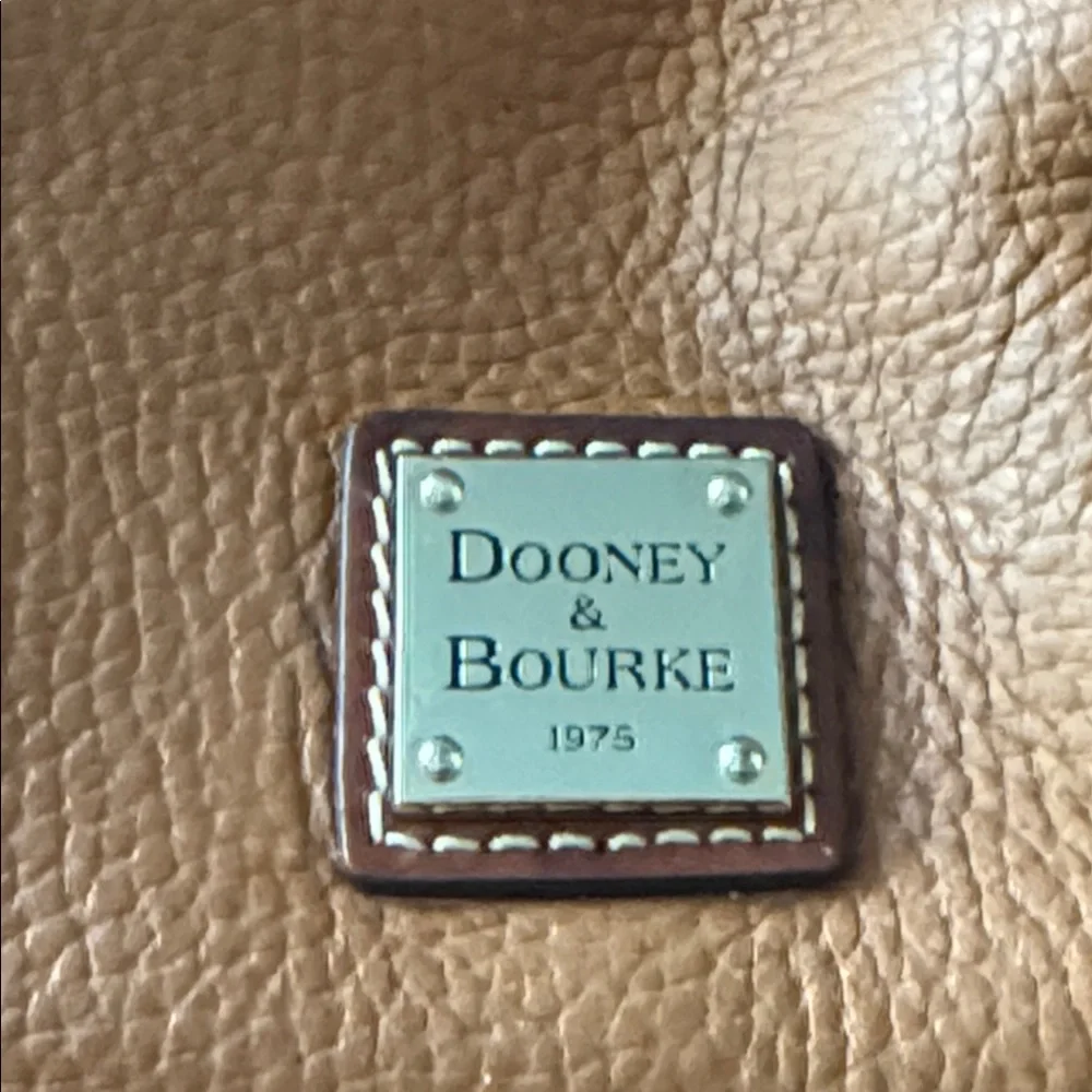 Dooney & Bourke‎ pebble caramel leather Brenna Satchel medium Habdbag purse